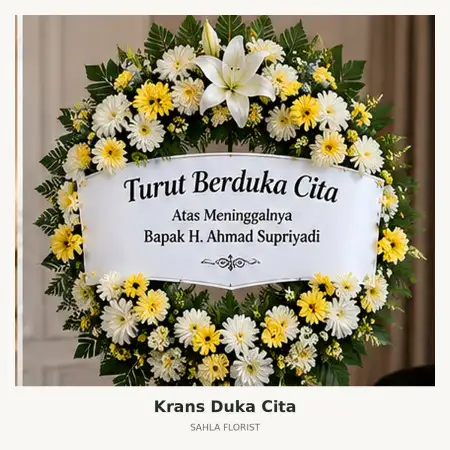 Krans Bunga Duka Bengkulu Selatan